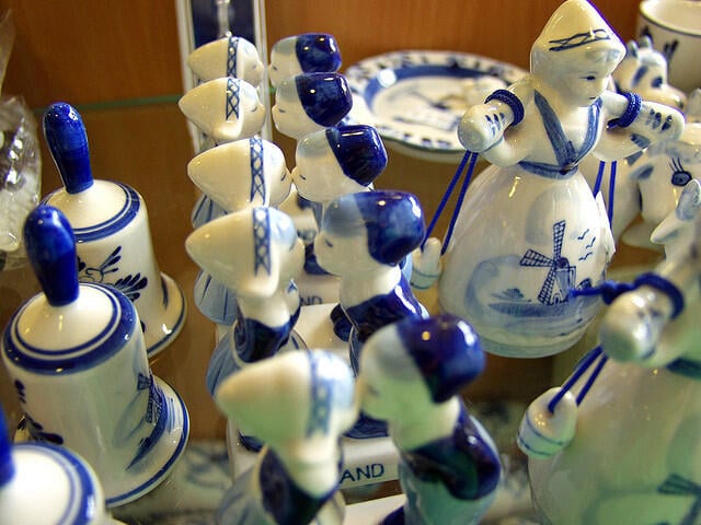 Delft blue porcelain - Amsterdam souvenirs