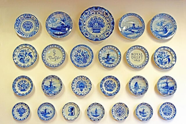Delft blue - typically Dutch - Amsterdam