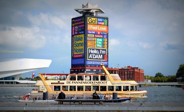 Pancake boat - Amsterdam with kids