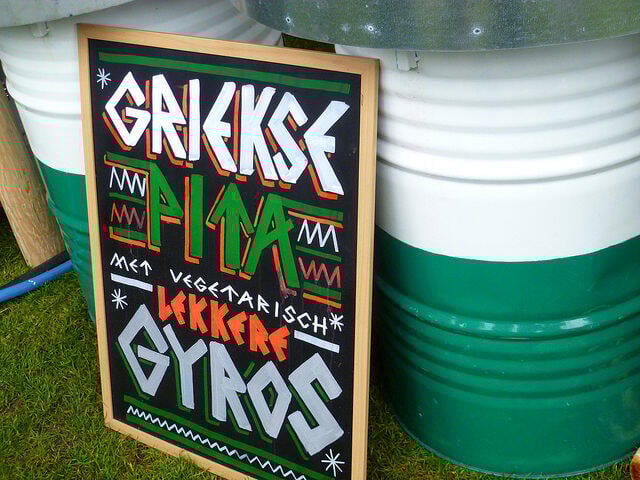 Vleesch noch Visch gyros Amsterdam