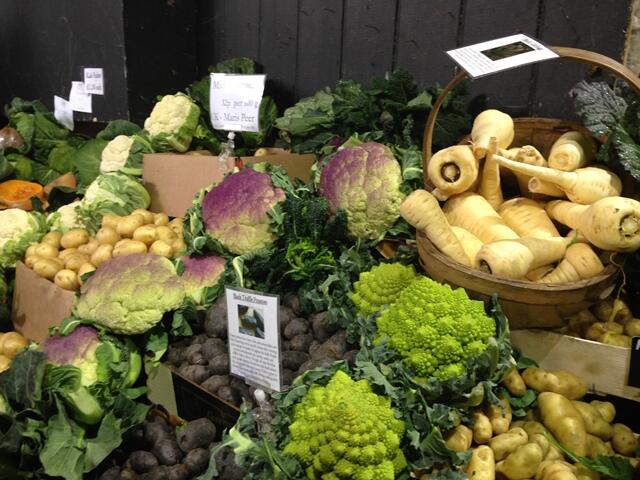 Borough Market vegetables