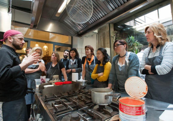 Pizza & Gelato Making Class in Oltrarno