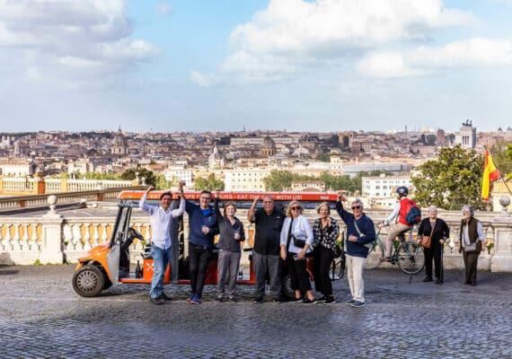 VIP Golf Cart Food Tour in Rome