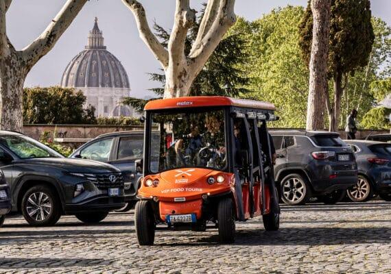 VIP Golf Cart Food Tour in Rome