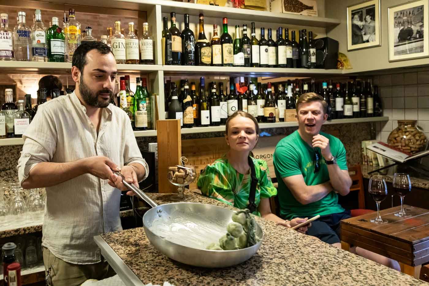 Cooking_demonstration_Trattoria_da_Ginone_Florence